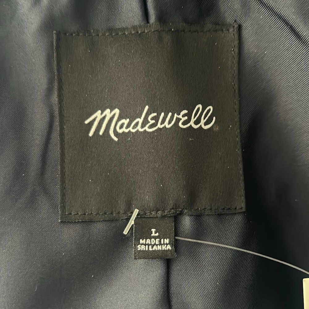 Madewell Sherpa Teddy Coat size L new - Picture 8 of 14